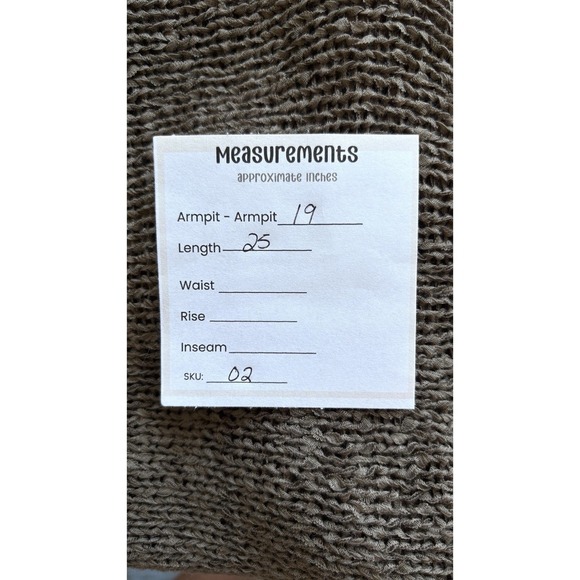 Costa Blanca Women's Size Small Mesh Top Dolman Sleeve Oversized Summer Knit - Picture 8 of 8